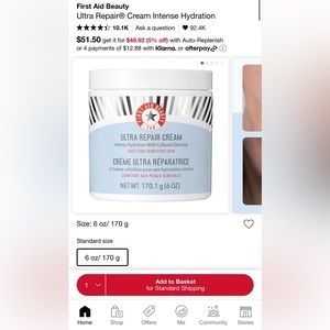 BN First Aid Beauty Ultra Repair Cream